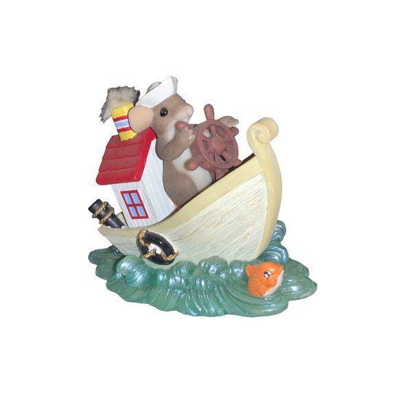 Fitz and Floyd You Tug At My Heart Figurine  Charming Tails by Dean Griff - Picture 2 of 12